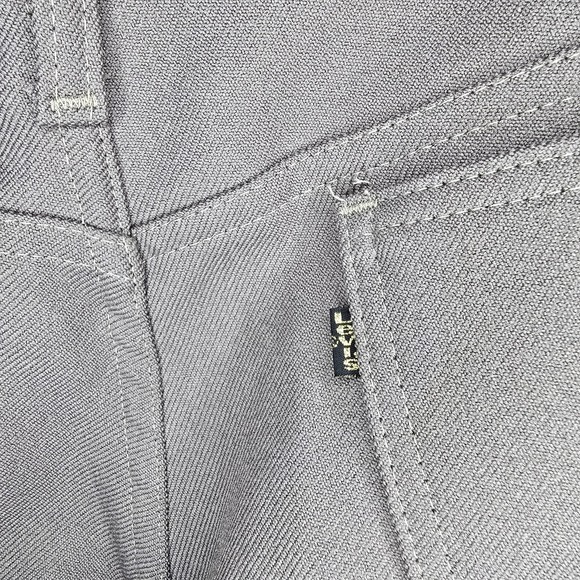 Vintage Levis Dress Pants 90s Scoville Slacks Trousers Mens 35x32 Grey - Picture 6 of 9